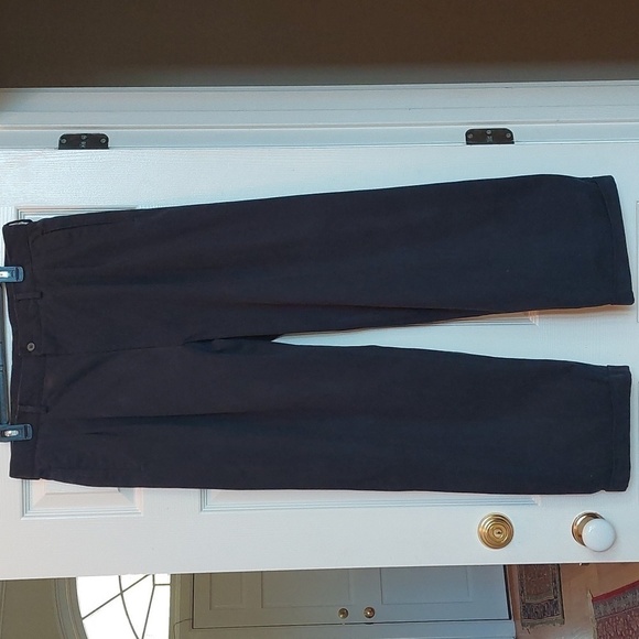 CARAVAN traveling Freedberg Made in USA Pleated Black Pants - Picture 1 of 6